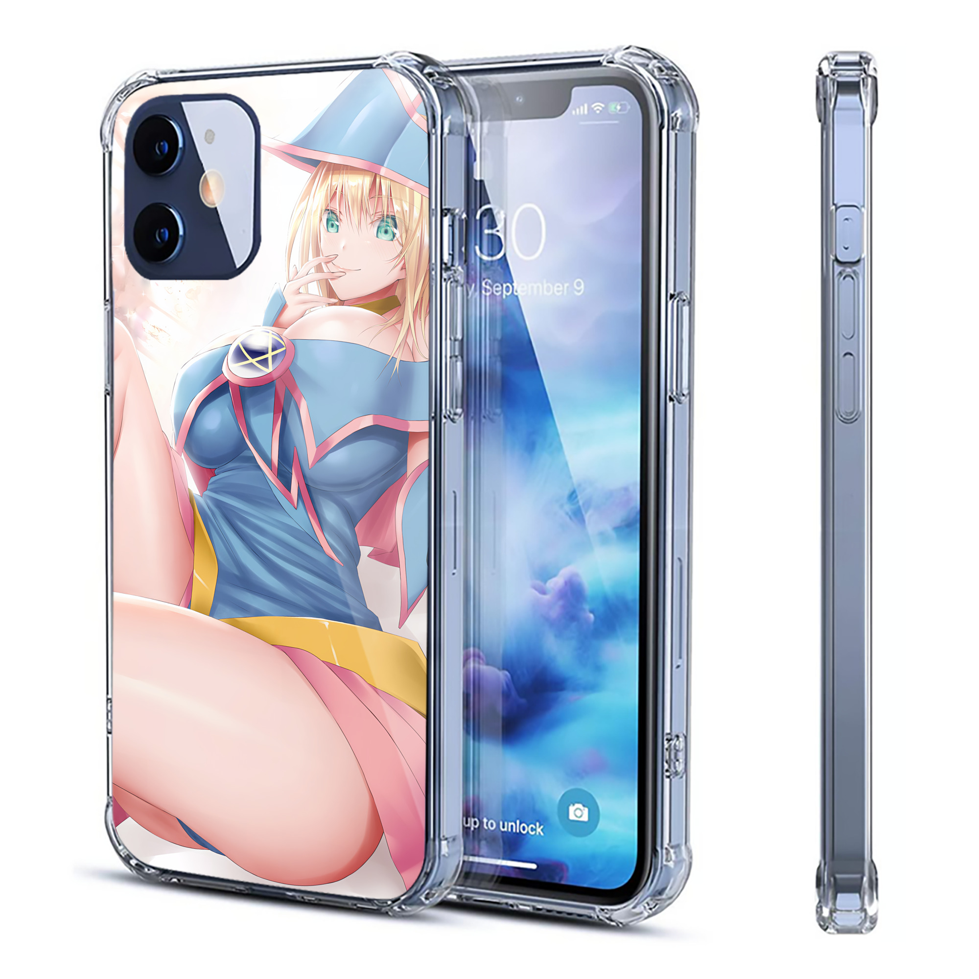 （画像用） 遊☆戯☆王 Yu-Gi-Oh! 【iPhone 12シリーズ対応】透明スマホケース（クリアソフトケース）